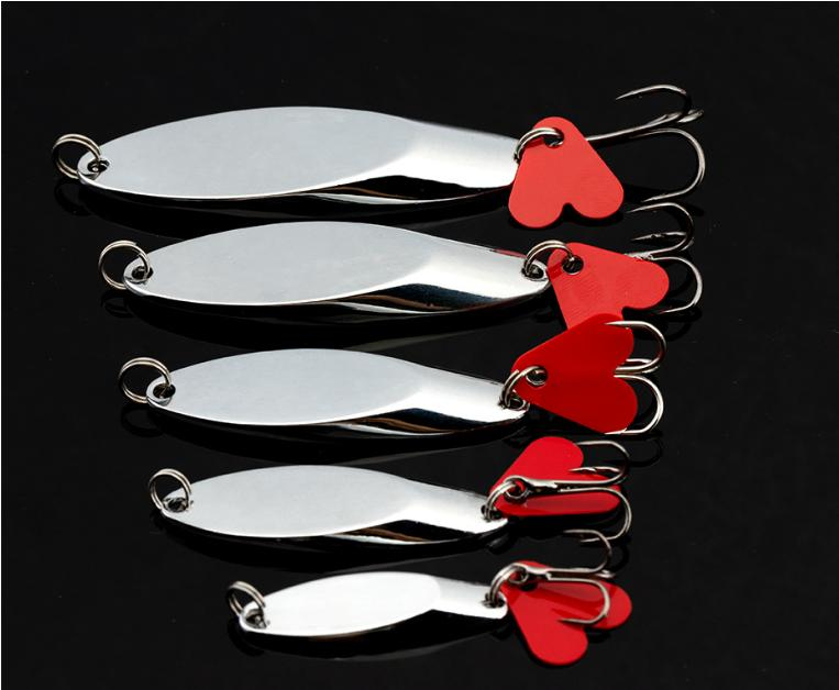 Fishing Hook Treble - 1PCMetal Spinner Spoon 7/10/14/18/21/28g Fishing Lure