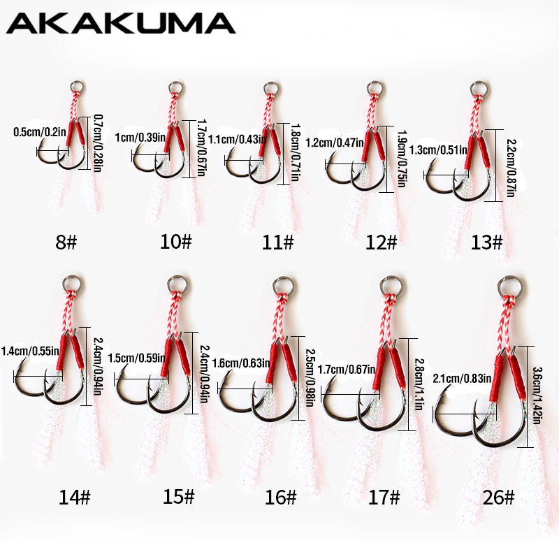 10Pcs Fishing Hooks Single Hoo - Fishing Hook Offset ulasan dan harga