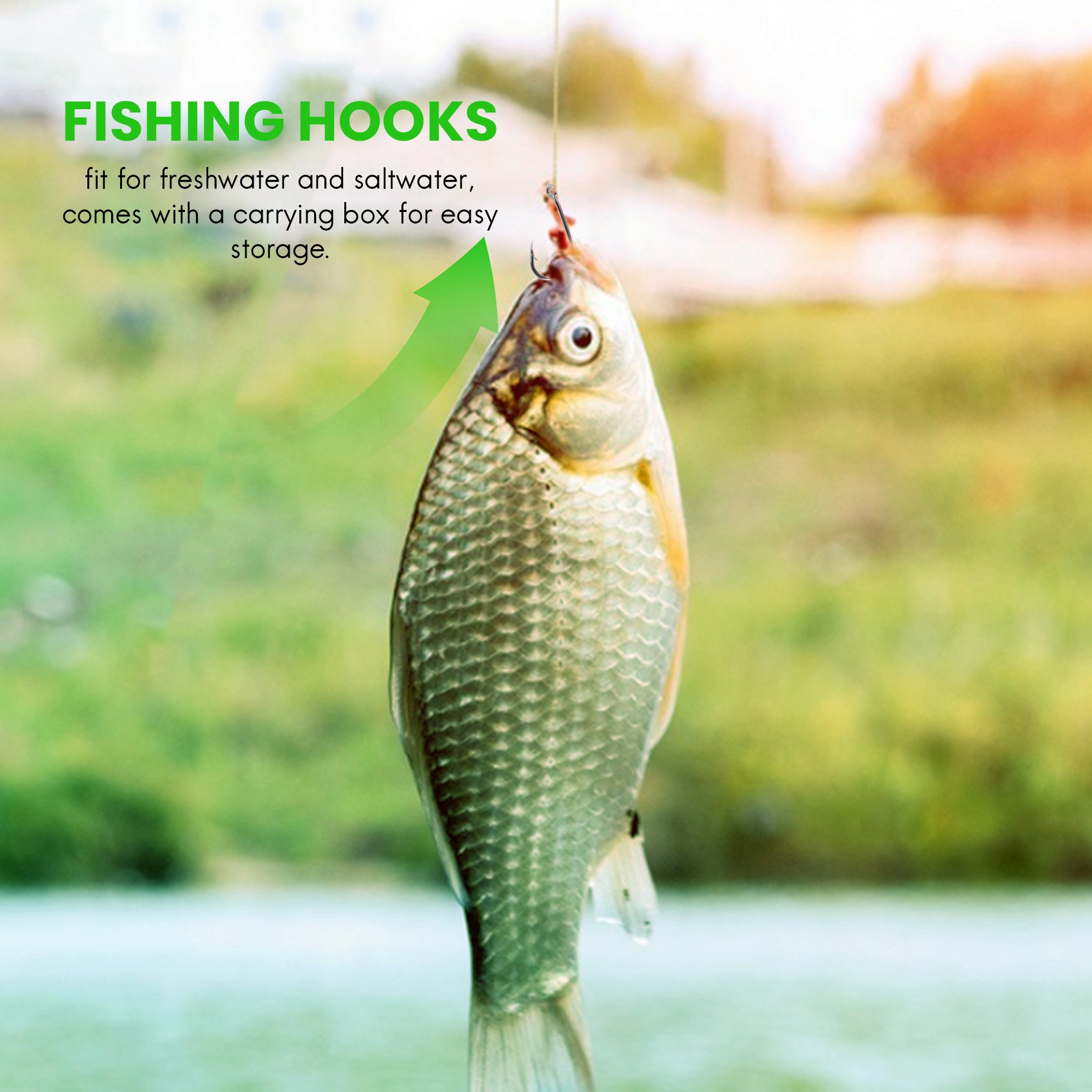 New arrival  500Pcs/Set Mixed  - Fishing Hook Size ulasan dan harga