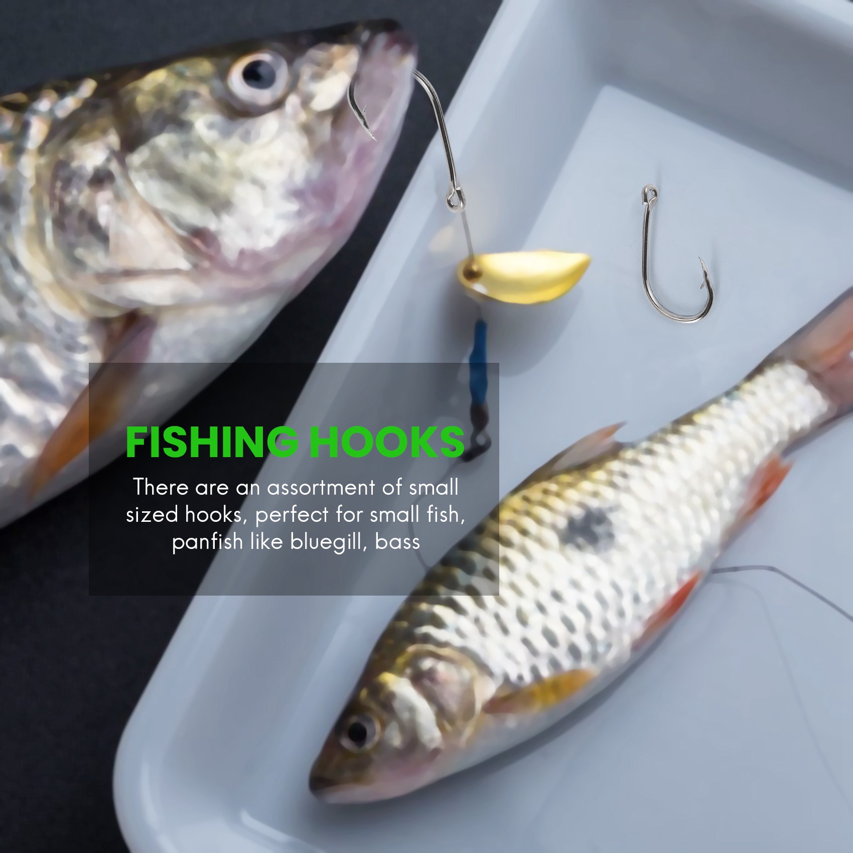 New arrival  500Pcs/Set Mixed  - Fishing Hook Size ulasan dan harga