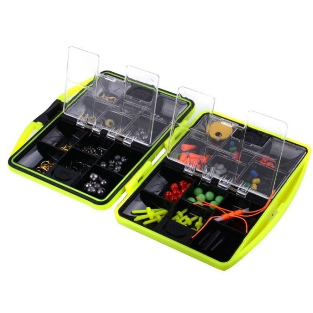 184pcs Fishing Accessories Kit - Fishing Hook Box ulasan dan harga