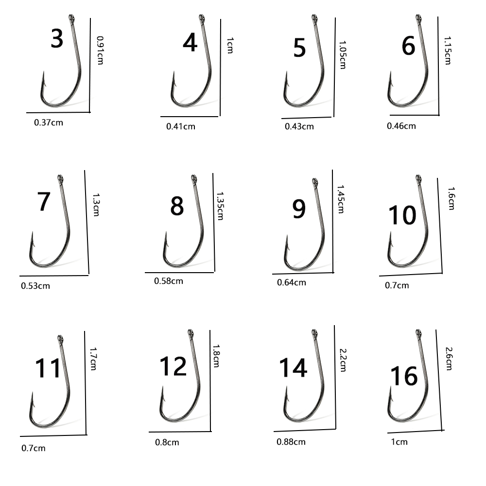 1 Pack LS-9939 Fishing Hooks S - Fishing Hook Assortment ulasan dan harga