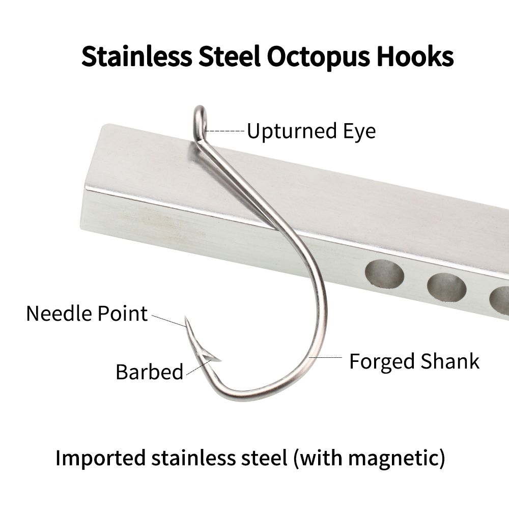 Ellllv Stainless Steel Octopus - Fishing Hook Offset ulasan dan harga